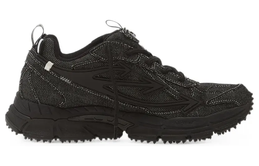 Sneakers Off-White W-Denim Be Right Back-001 Black/ White (W289Z6D0011001)