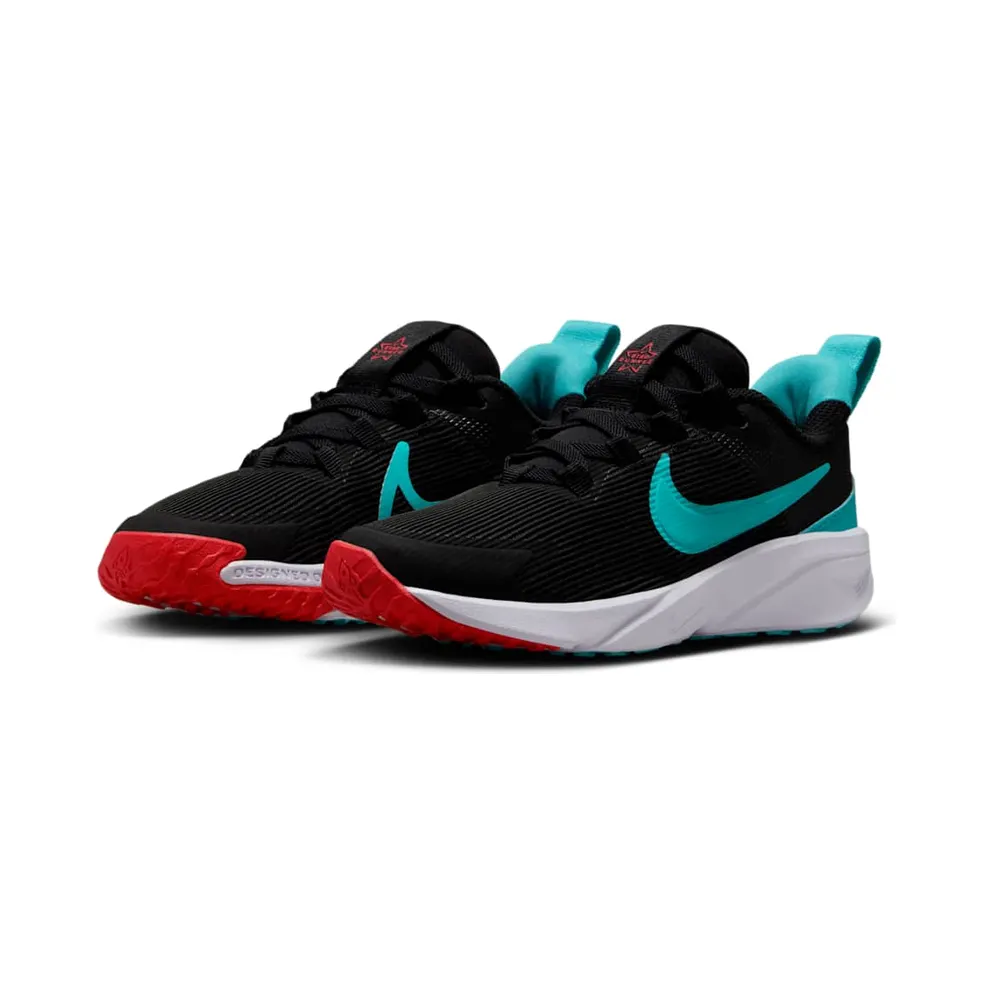 Nike Star Runner 4 Black Bright Crimson White Dusty Cactus (DX7614-009)