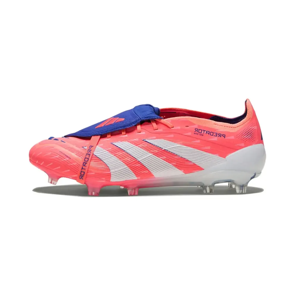 adidas F50 Elite Laceless Firm Ground Boots “Beam Orange / Lucid Blue / Cloud White” (JH7626)