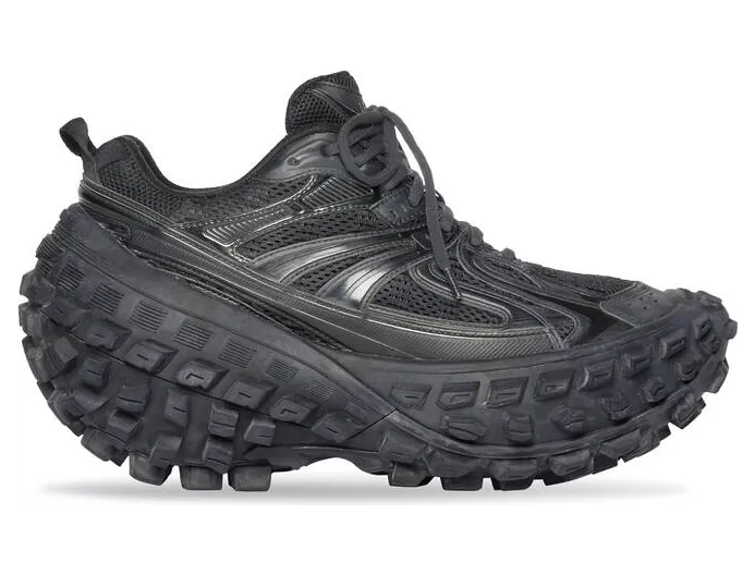 Balenciaga Black Defender Sneakers (685613-W2RA6-1000)