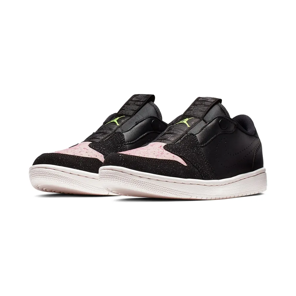 Jordan 1 Retro Low Slip Black Silt Red (W) Black/Volt-Phantom-Silt Red-Rush Maroon (AV3918-002)