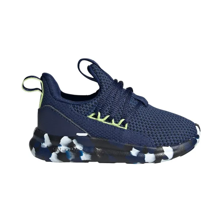 adidas Lite Racer Adapt 7.0 Dark Blue Cloud White Pulse Lime (JQ1086)
