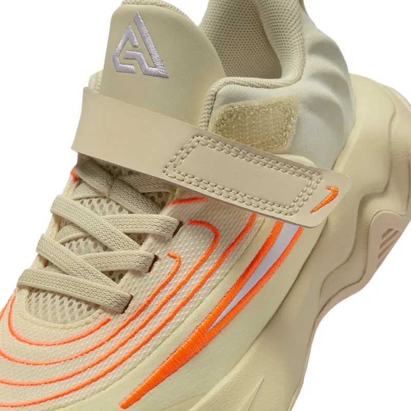 Nike Giannis Immortality 4 Light Khaki Alabaster Total Orange White (FZ6733-200)