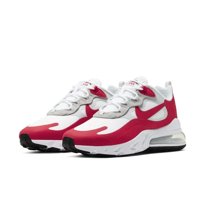 Nike Air Max 270 React White University Red White/Pure Platinum-Black-University Red (CW2625-100)