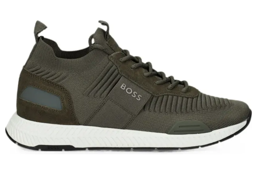 BOSS Sneakers met logoprint – Groen (50498245)