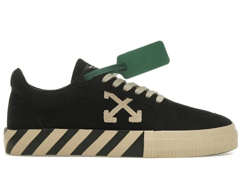 OFF-WHITE Vulc Low Black Beige (OMIA085S22FAB0011061)