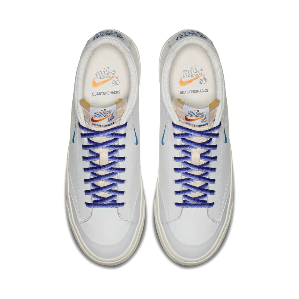 Nike SB Blazer Low XT Quartersnacks White White/University Blue-Sail (AQ3499-141)