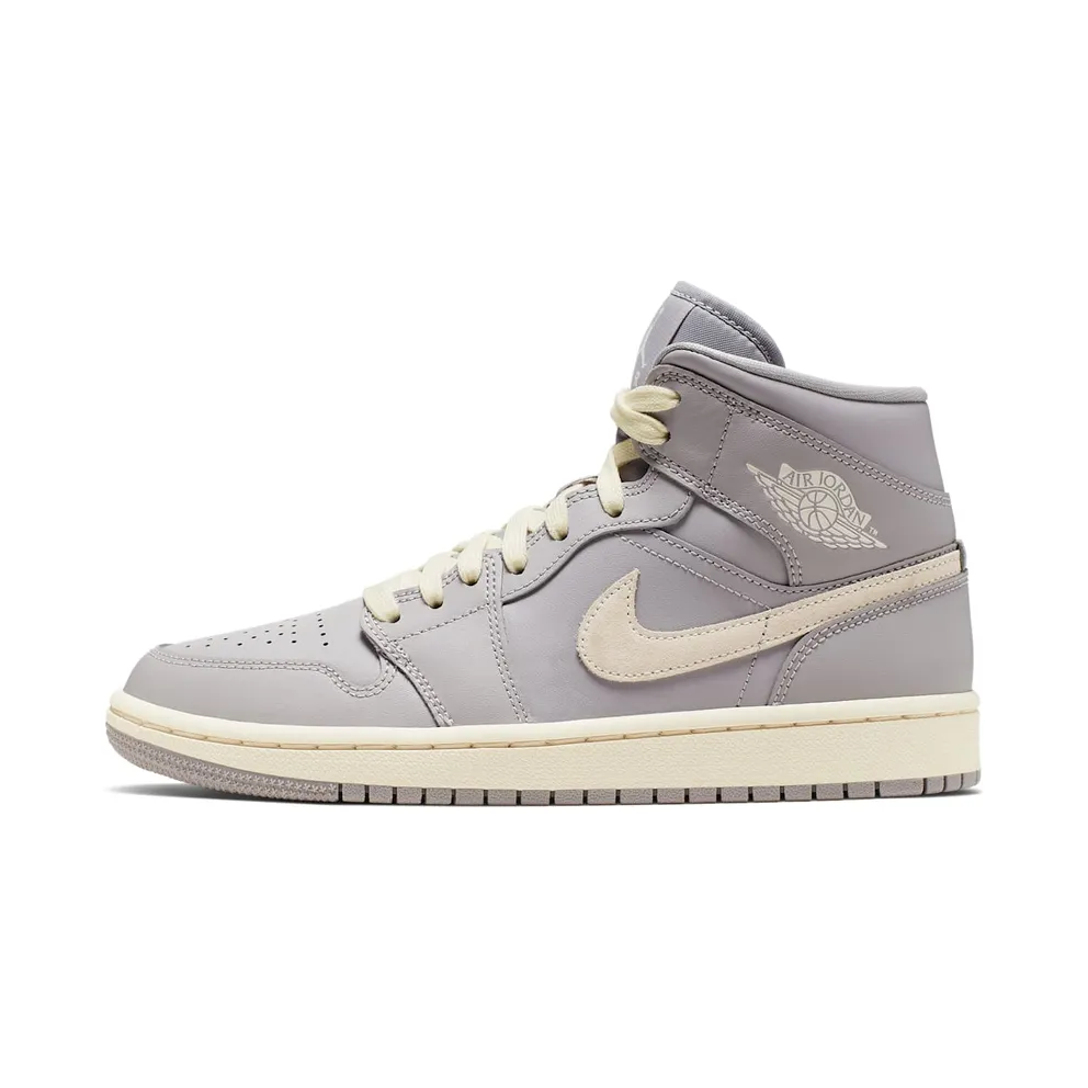 Jordan 1 Mid Atmosphere Grey Pale Ivory (W)