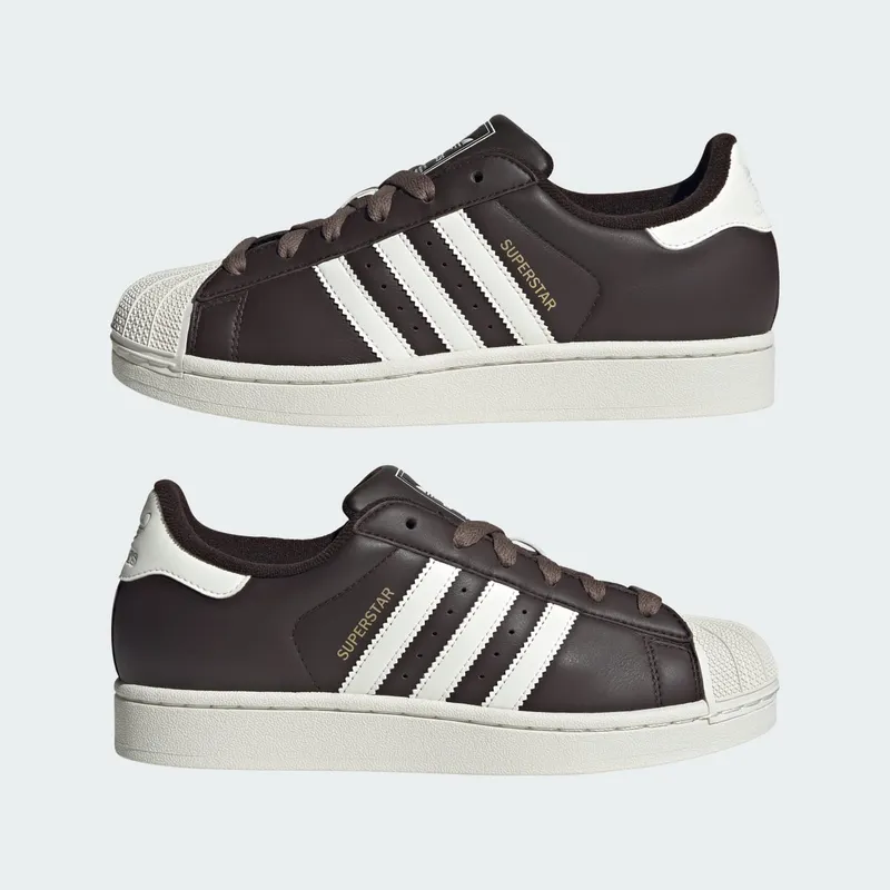 Adidas SUPERSTAR II Shoes Aurora Coffee / Off White / Earth Strata (IH4146)
