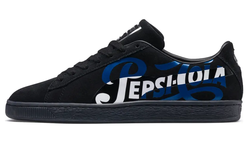 Puma Suede Pepsi Black