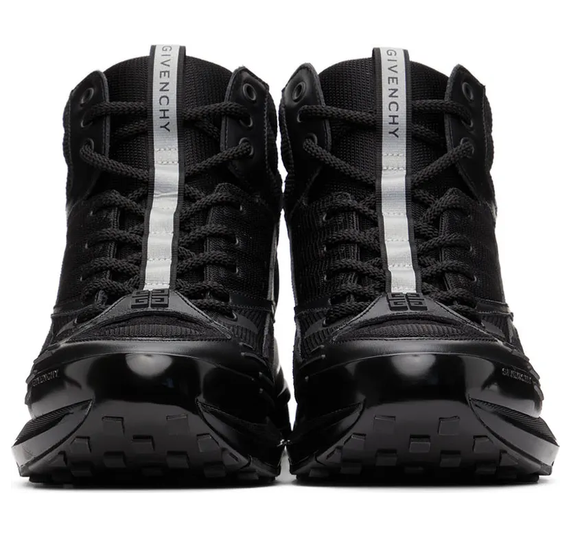 Givenchy Black GIV 1 TR High Sneakers (BH005YH143) (2)