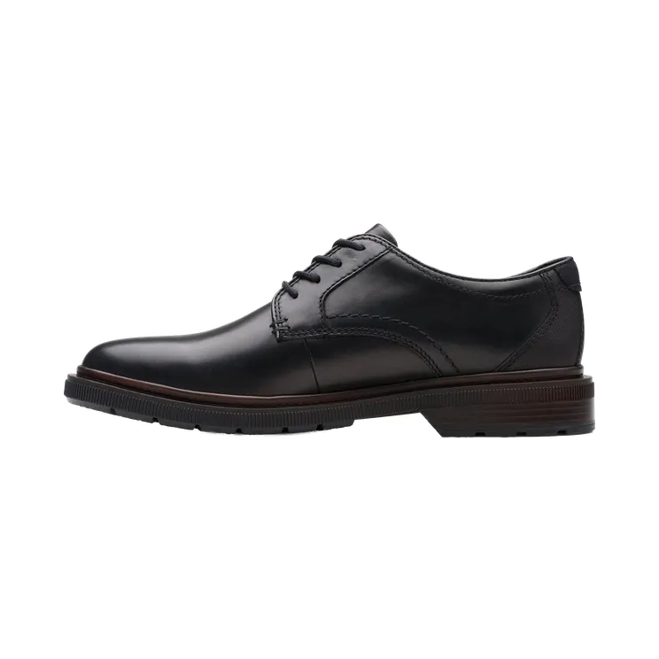 Clarks Burchill Derby “Black Leather” (26176927)
