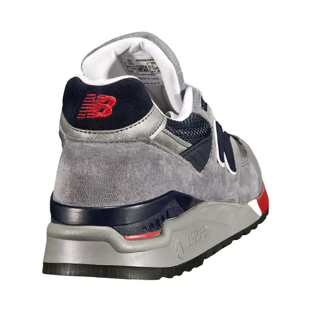 New Balance 998 Grey Navy Red Grey/Navy-Red (M998GNR)