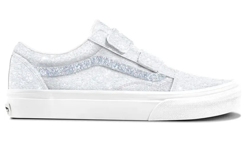 Vans Old Skool Glitter White / Silver (VN000CYAY1K1)