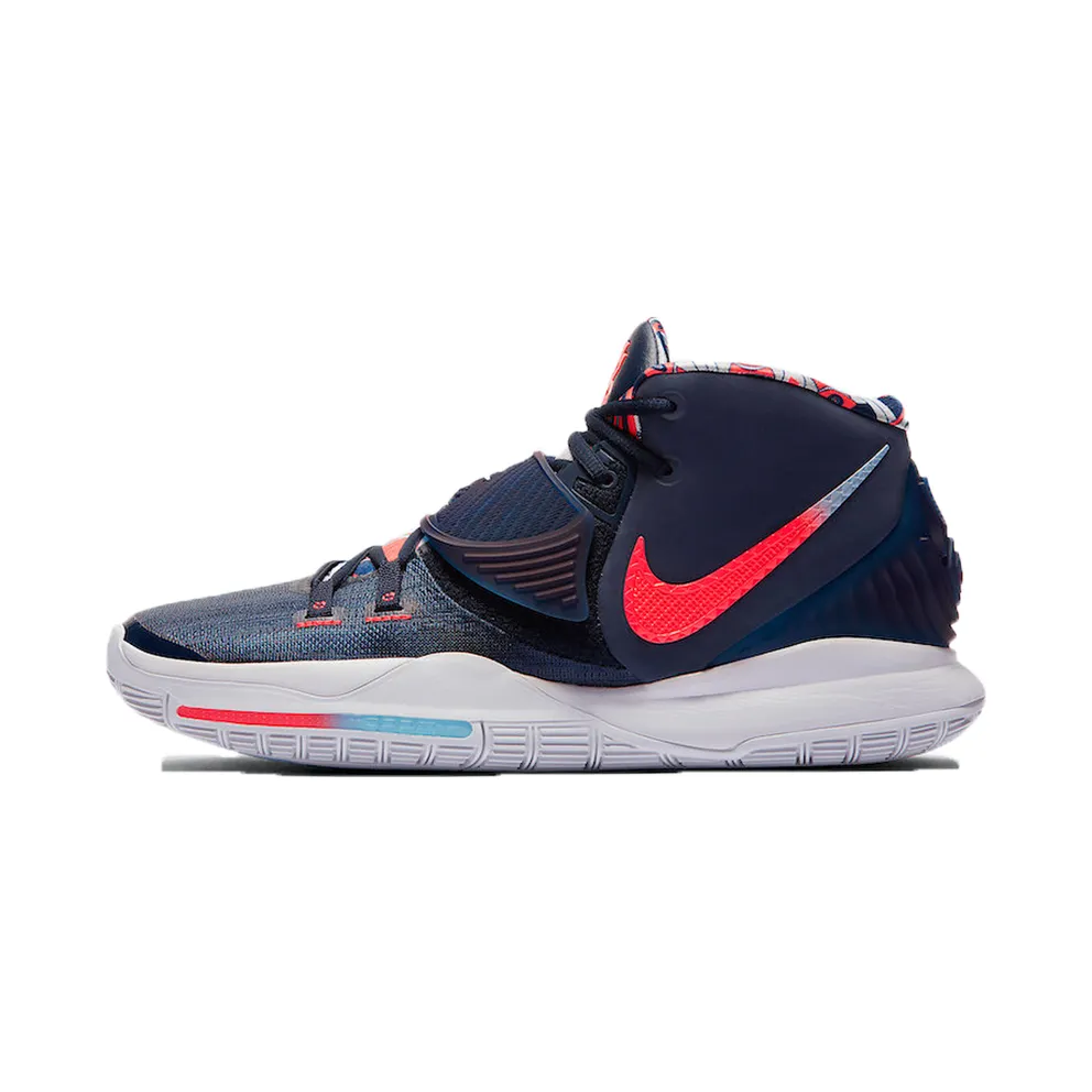 Nike Kyrie 6 USA Midnight Navy/White-Gym Red (BQ4630-402)