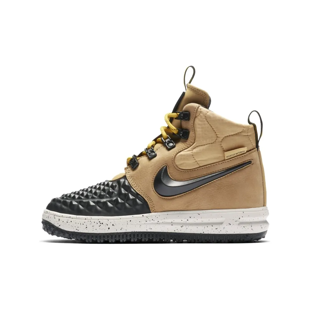Nike Lunar Force 1 Duckboot Metallic Gold (GS) Metallic Gold/Light Bone-Black (922807-700)