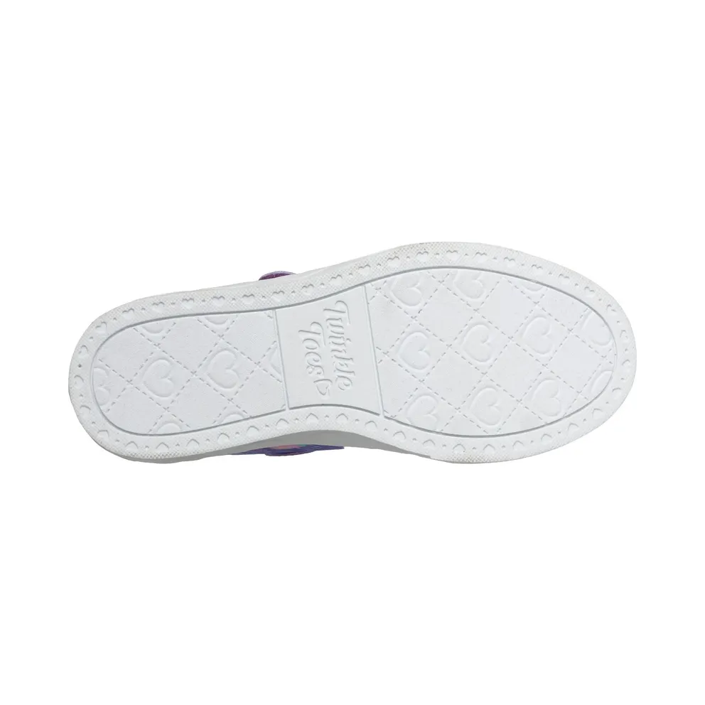 Skechers Twinkle Toes: Heart Steps – Heart Sketch Sneaker Purper
