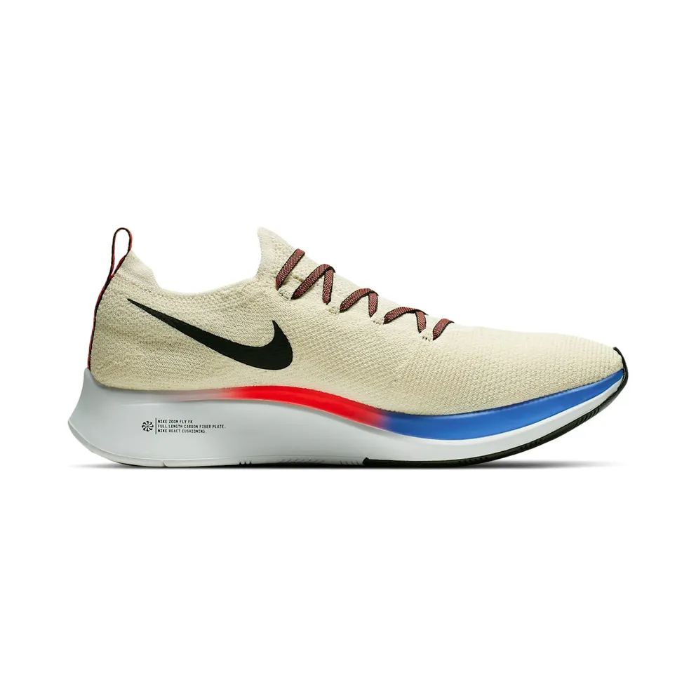 Nike Zoom Fly Flyknit Light Cream Light Cream University Red Sapphire Black (AR4561-200)