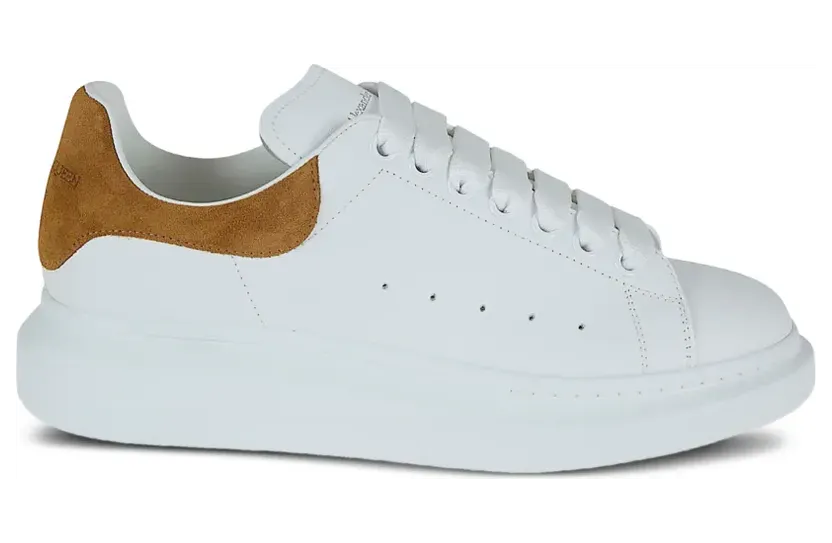 Alexander McQueen Oversized mit Wildledereinsätzen “White” (553770WIAJW)