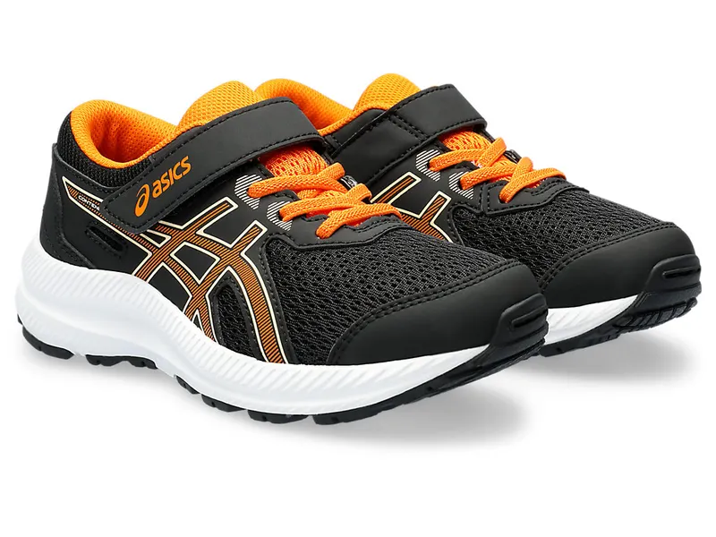 Asics CONTEND 8 PS Black/Bright Orange (1014A258.007)