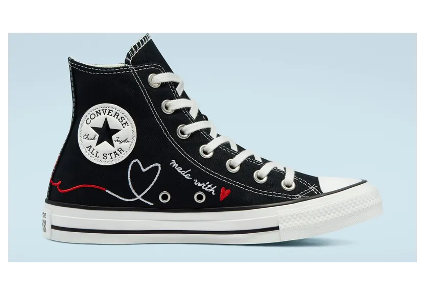 Converse Chuck Taylor All-Star Hi Made with Love Black (171158F)