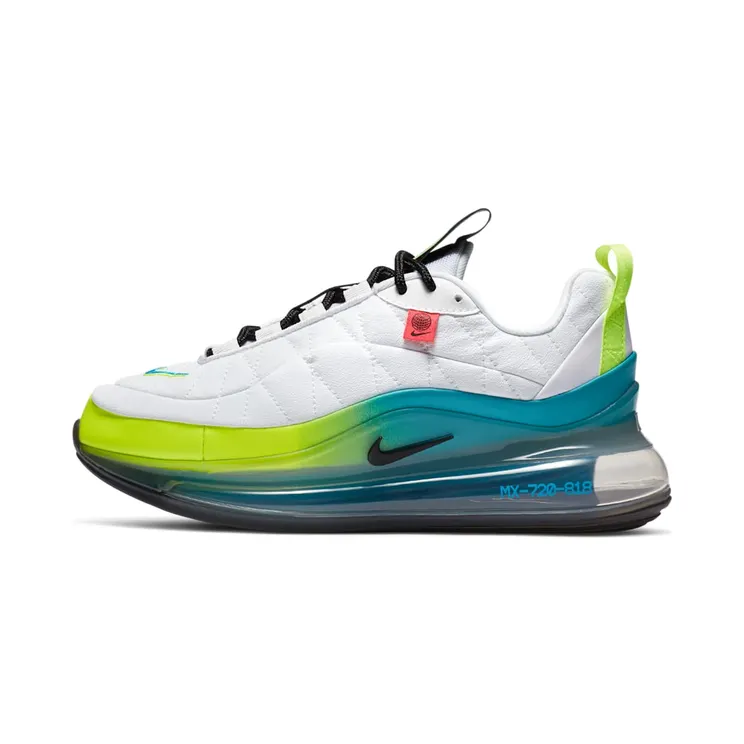 Nike Air MX 720-818 White Ghost Green (GS) “White / Blue Fury / Volt / Black” (CD4392-100)