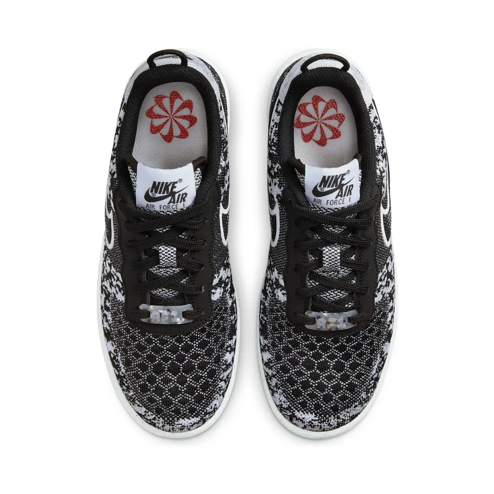 Nike Air Force 1 Crater Flyknit Older Kids’ Black (DM1060-001)