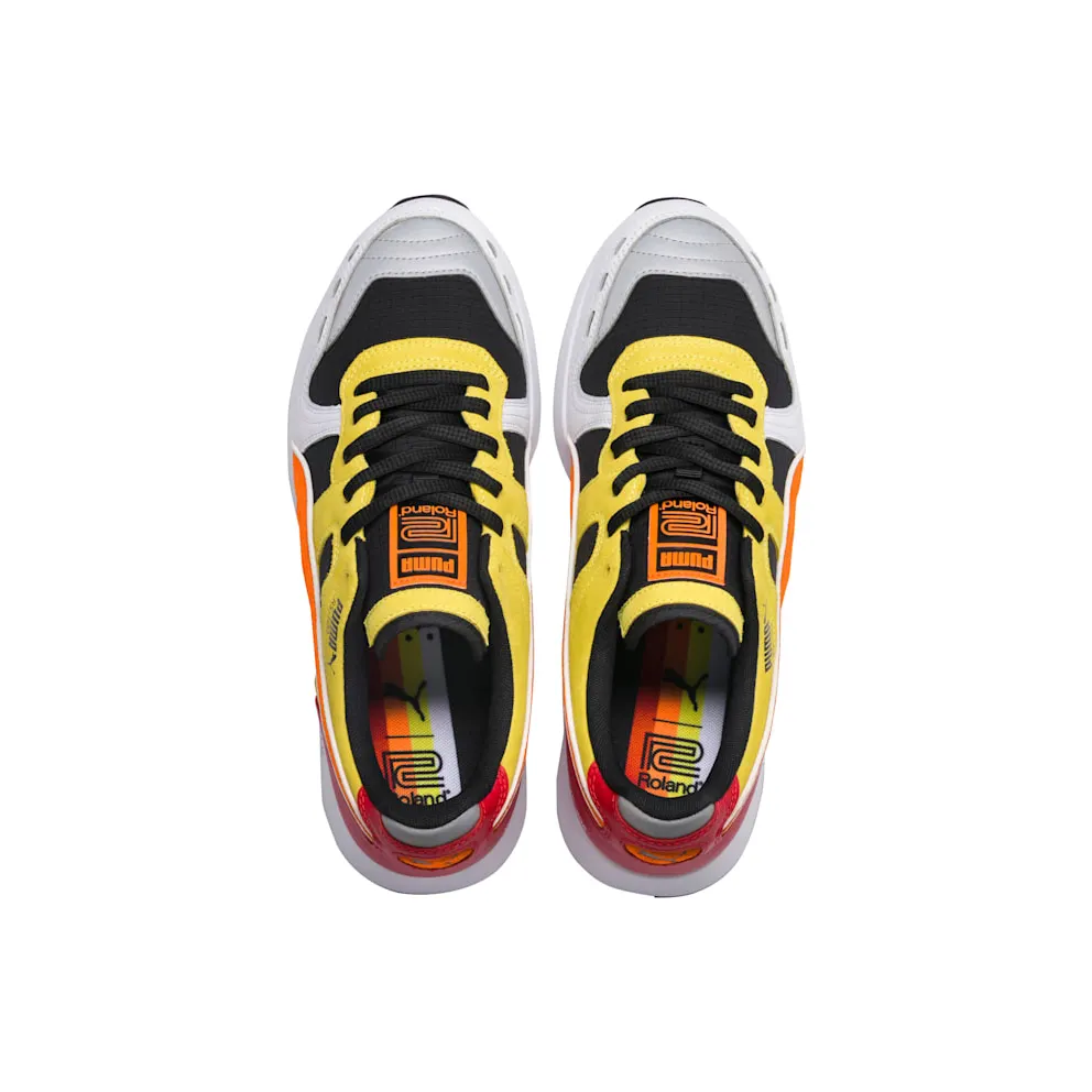 Puma RS-100 Roland Puma Black/Puma White-Vibrant Orange (368405-01)