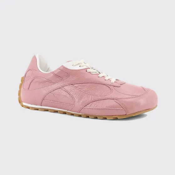 Bottega Veneta Orbit Flash Leather Sneakers Pink (867941V65C05052)