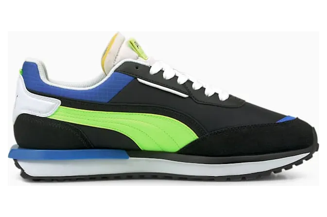 Puma City Rider Electric Zwart/Groen (382045-01)
