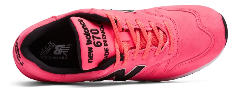New Balance  670 Pink Neon Pink/Black-White (M670NEN)