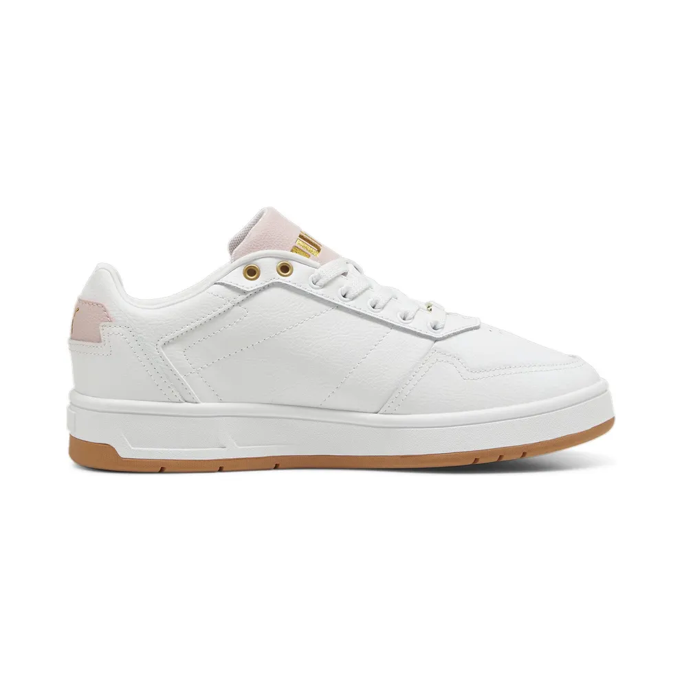 Puma Court Lux “Puma White / Mauve Mist / Puma Gold” (395019_09)