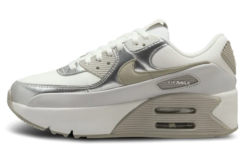 Nike Air Max 90 LV8 “Vast Grey Metallic Platinum” (IB0170-101)