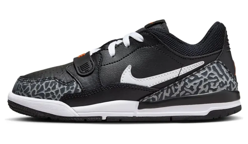 Jordan Legacy 312 Low Black Wolf Grey Safety Orange White (CD9055-018)