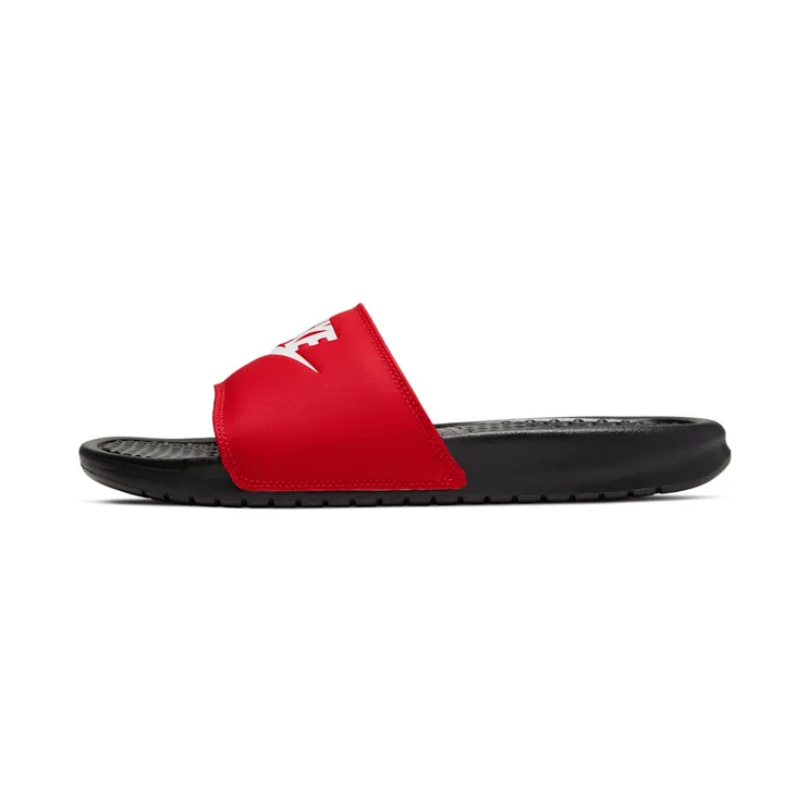 Nike Benassi JDI “Black / University Red / White” (343880-026)