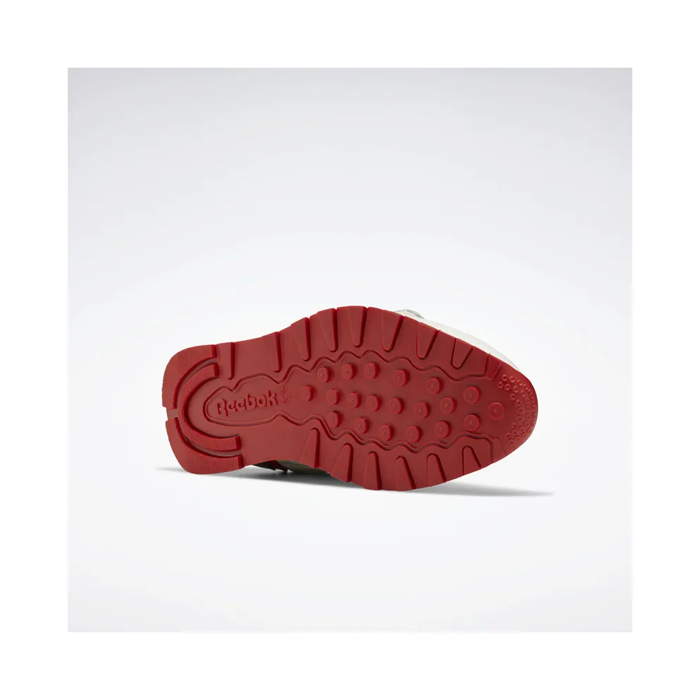 Reebok Classic Leather Stomper Chalk/Legacy Red/Pure Grey 6 (Other Brands Reebok)