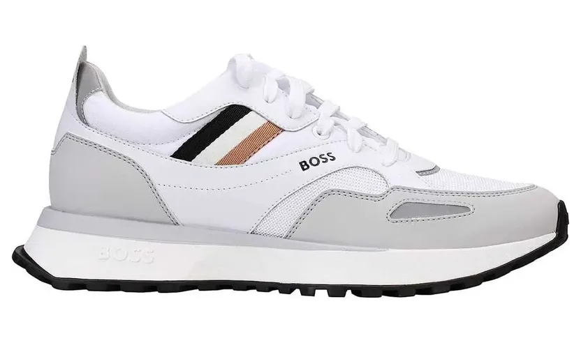 Hugo Boss sneaker Lichtbruin / Lichtgrijs / Zwart / Wit (50498280-100)