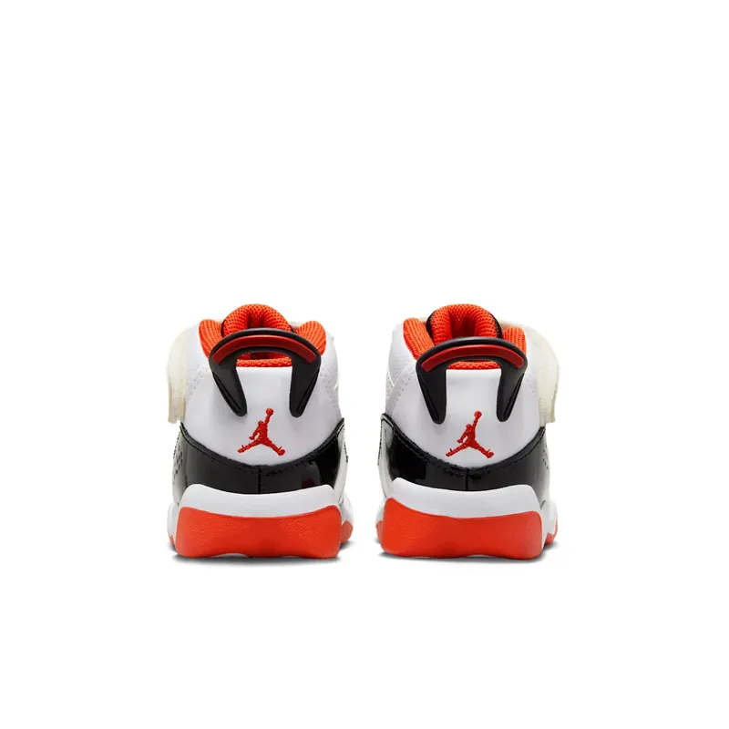 Jordan 6 Rings White Black Sail Team Orange (DV1344-108)