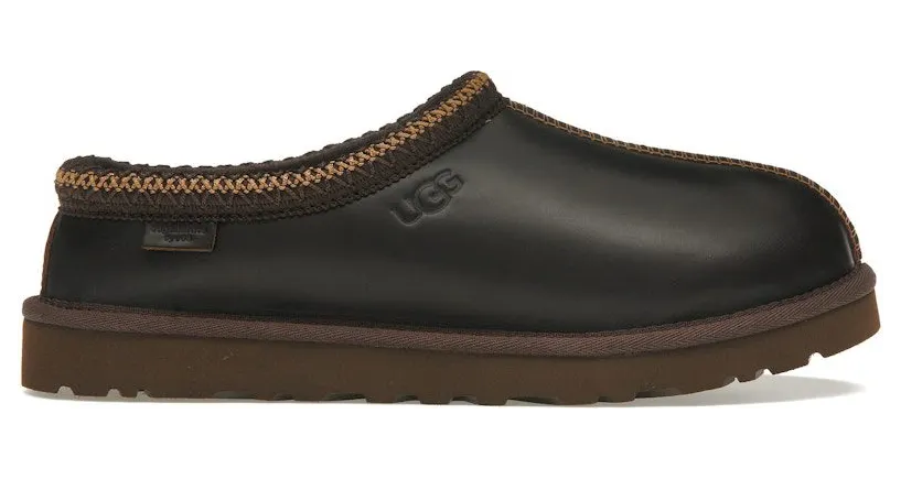 UGG Tasman LTHR Regen Slipper Ironwood (1163890-IWD)
