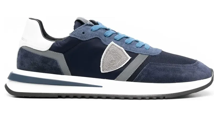 Philippe Model Paris Sneakers met logopatch – Blauw (TYLUW019)