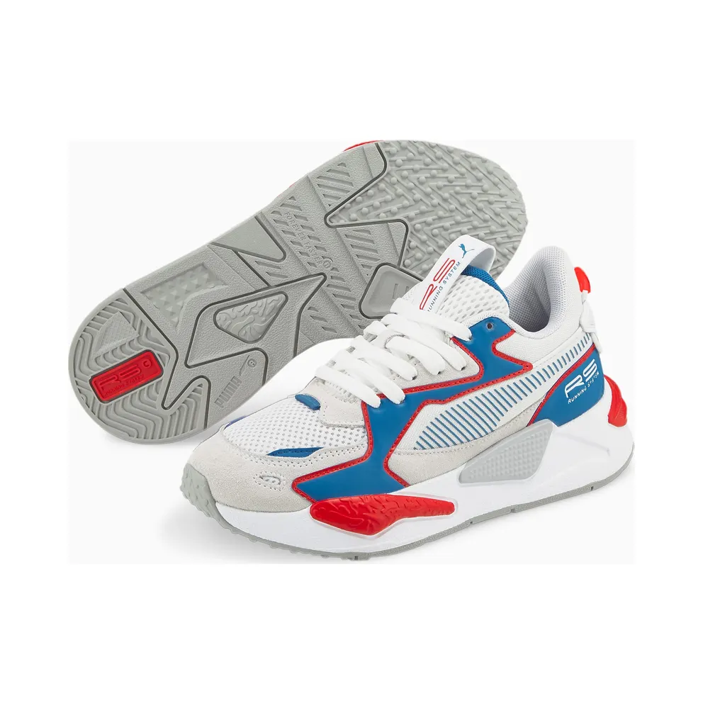 PUMA Rs-Z Outline Youth White/Vallarta Blue/High Risk Red (384723-01)