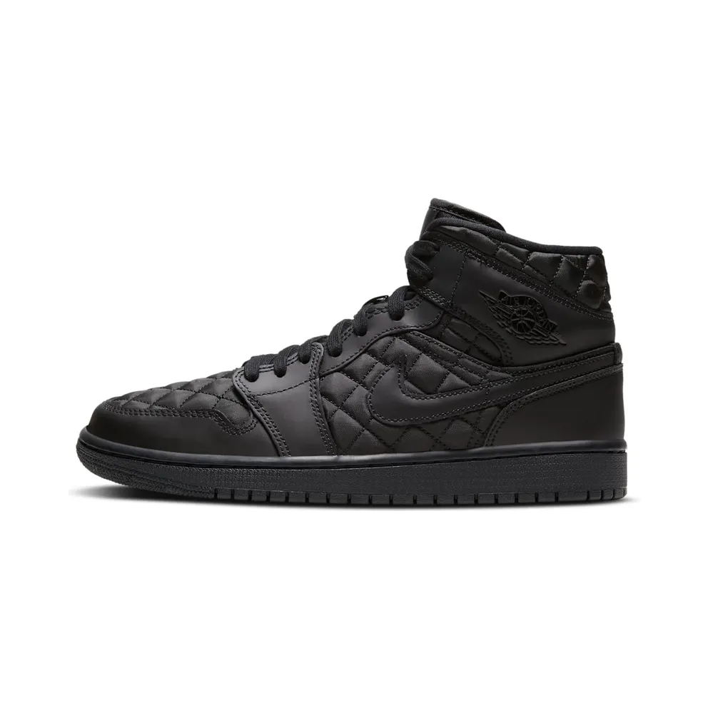 Jordan 1 Mid SE Quilted Black (W)