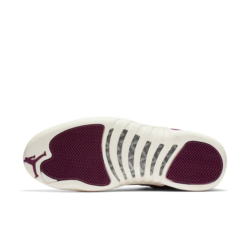 Jordan 12 Retro Bordeaux Bordeaux/Sail-Metallic Silver (130690-617)