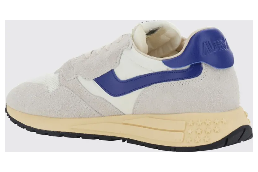 Autry Reelwind Nylon and Suede Bovine Leather Sneakers with Jagged Sole Grey (WWLMT01W) (2)