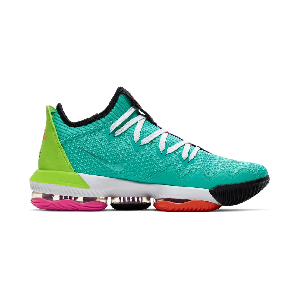 Nike LeBron 16 Low Air Max Trainer 2 Hyper Jade/Total Orange-Electric Green-Black (CI2668-301)