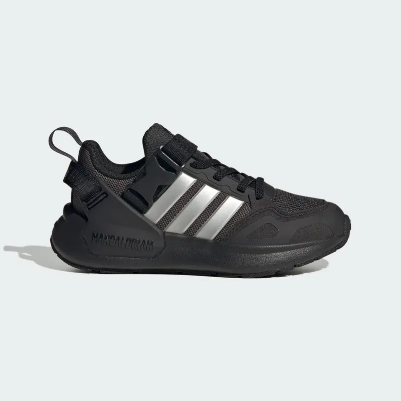 Adidas ADIDAS STAR WARS MANDALORIAN RUNNER Shoes KIDS Carbon / Silver Metallic / Core Black (IH1073)