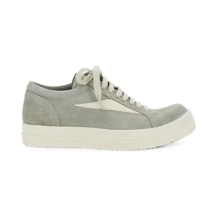 Rick Owens Suède low-top “Grey” (RP02F5888LVSLC)