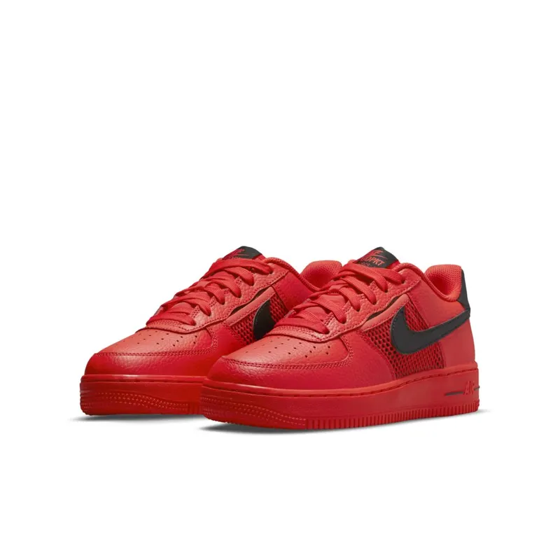 Nike Air Force 1 Low Mesh Pocket Habanero Red (GS) (DH9596-600)
