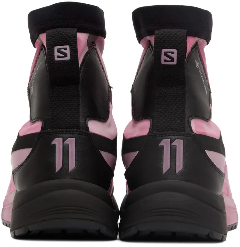 11 by Boris Bidjan Saberi Pink Salomon Edition Bamba2 High GTX Sneakers (217 11xS)