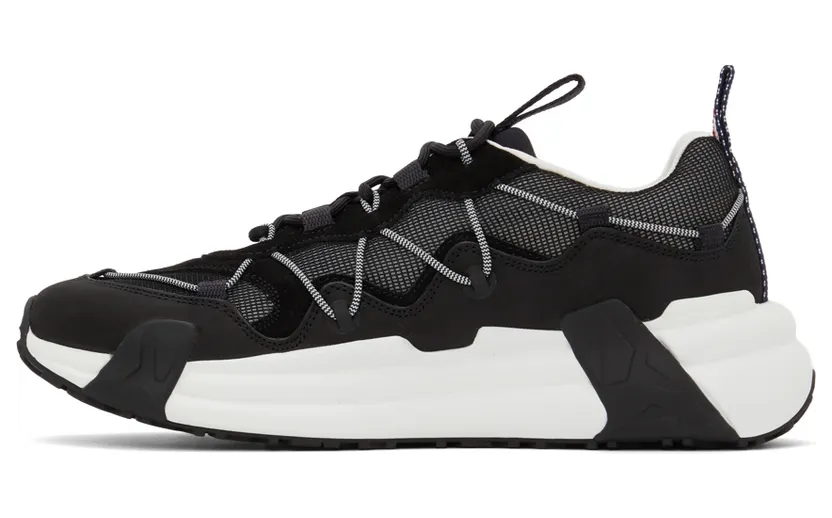 Moncler Black Compassor Low-Top Sneakers (H109A4M00210M1763) (3)